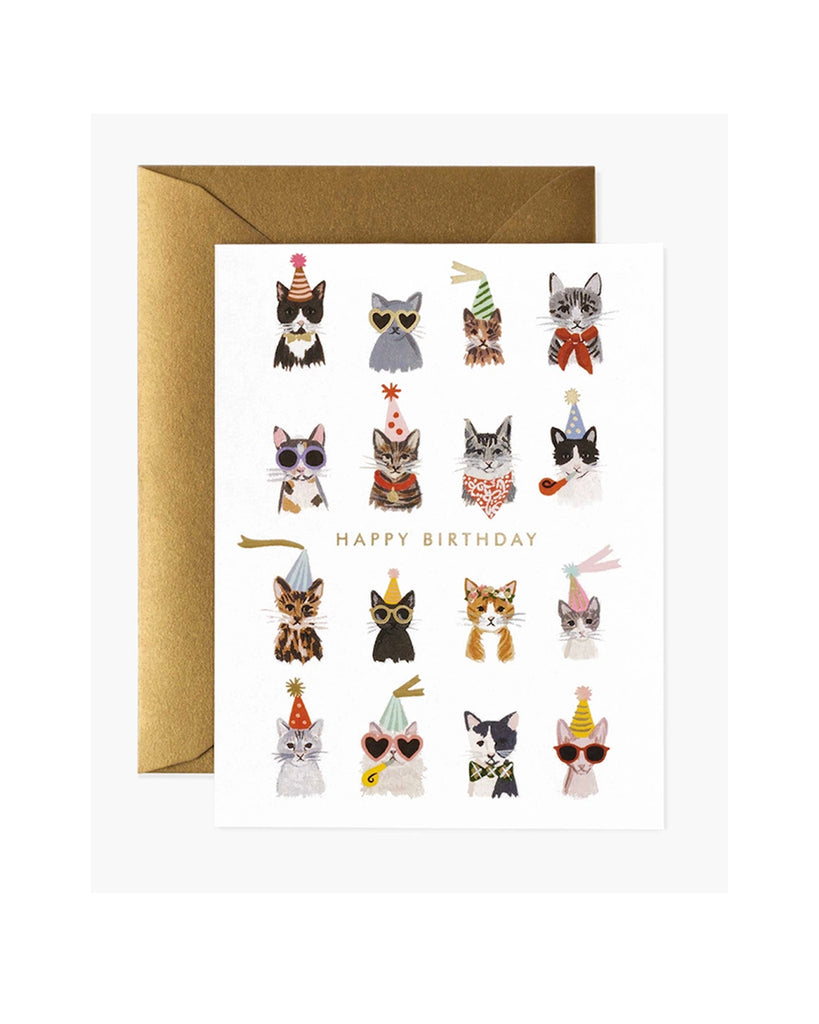 Cool Cats Birthday Greeting Card