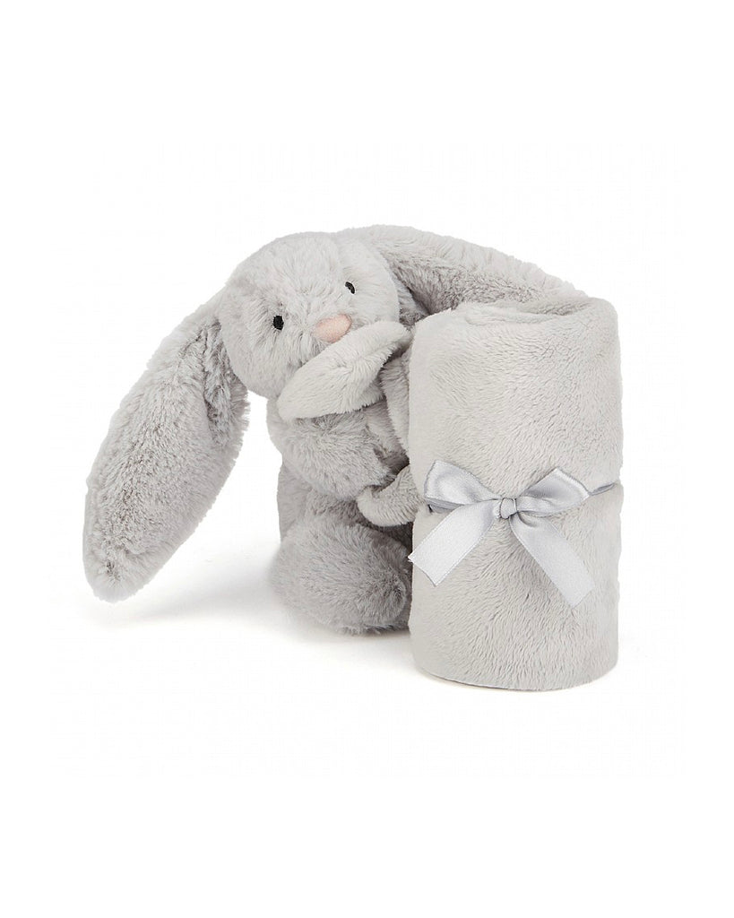 Jellycat Grey Silver Bunny Soother Baby Blanket