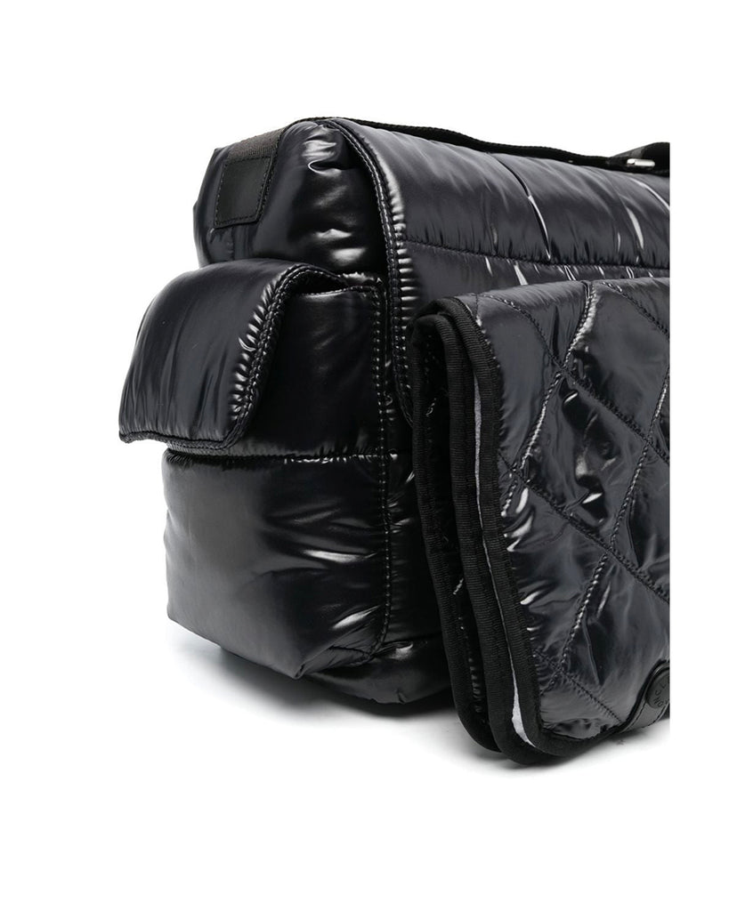 Quilted Mommy Changing Bag - Black