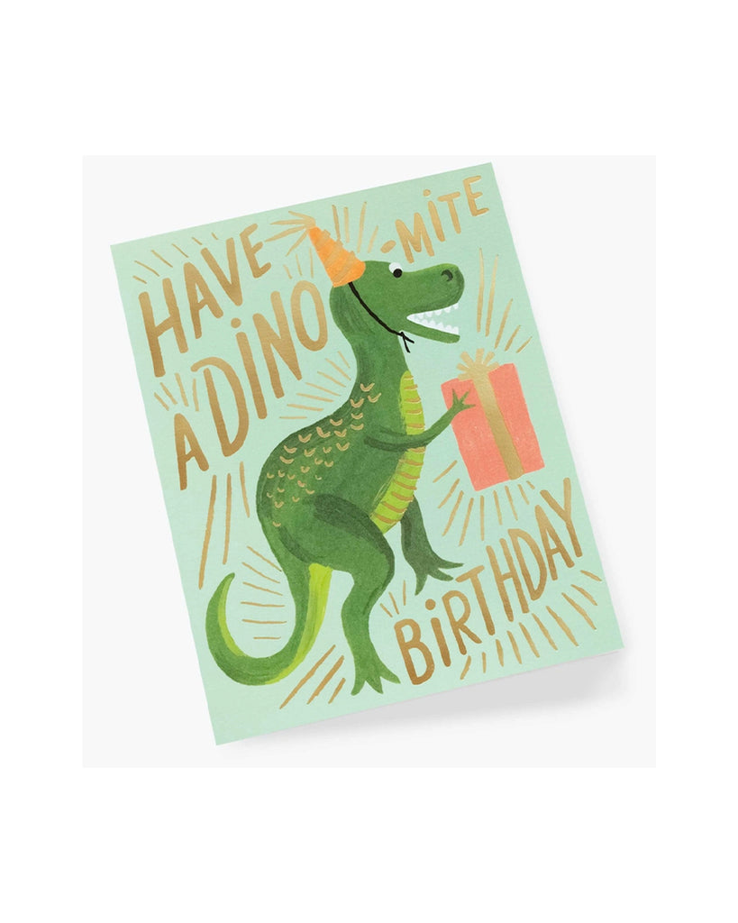 Dino-Mite Birthday Greeting Card