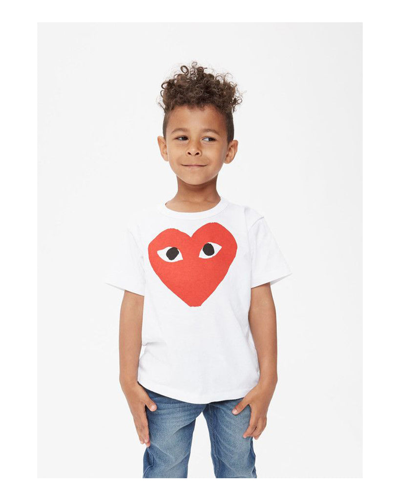 PLAY Large Heart Logo T-Shirt - Red