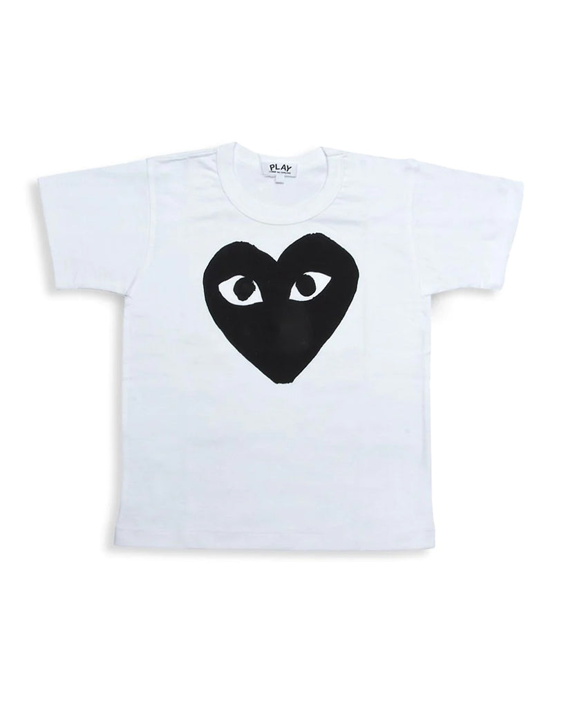 PLAY Large Heart Logo T-Shirt - Black