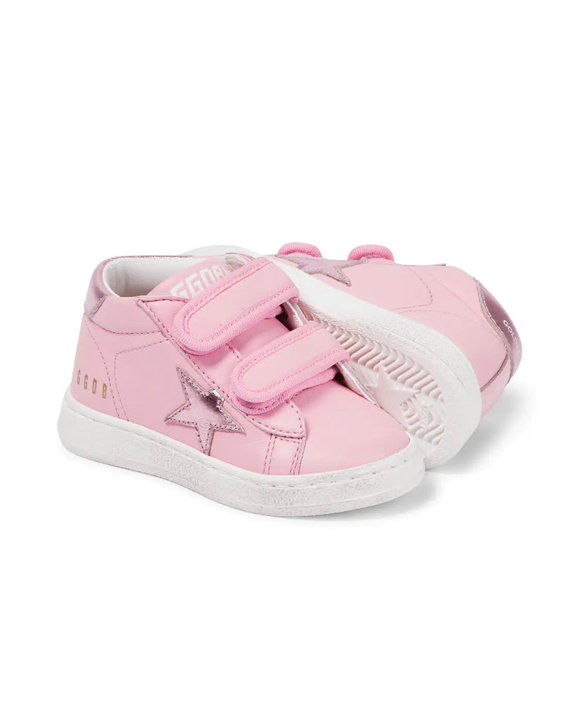 Baby June Velcro Sneakers - Antique Pink