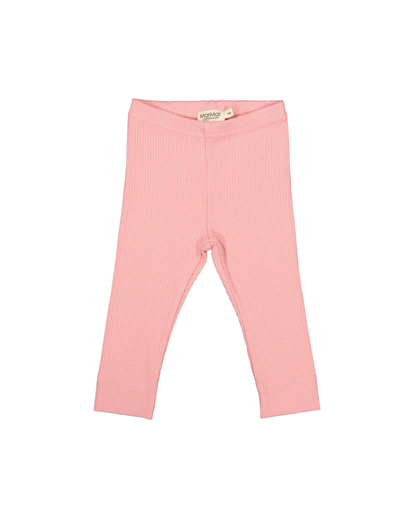 Baby Ribbed Leggings - Pink Delight