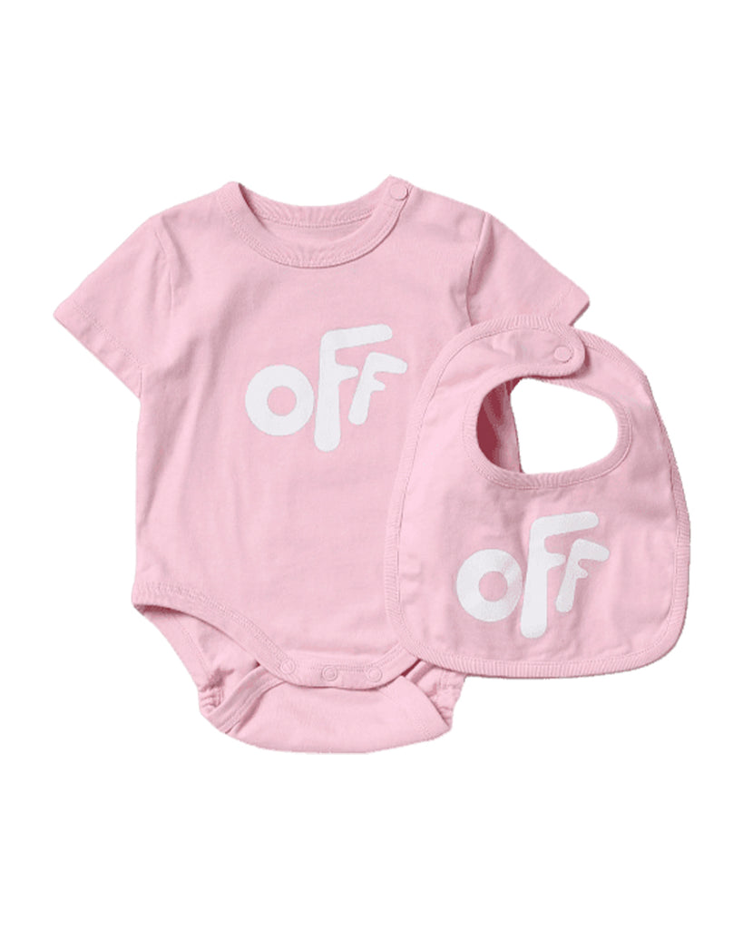 Baby Off Rounded Bodysuit Set