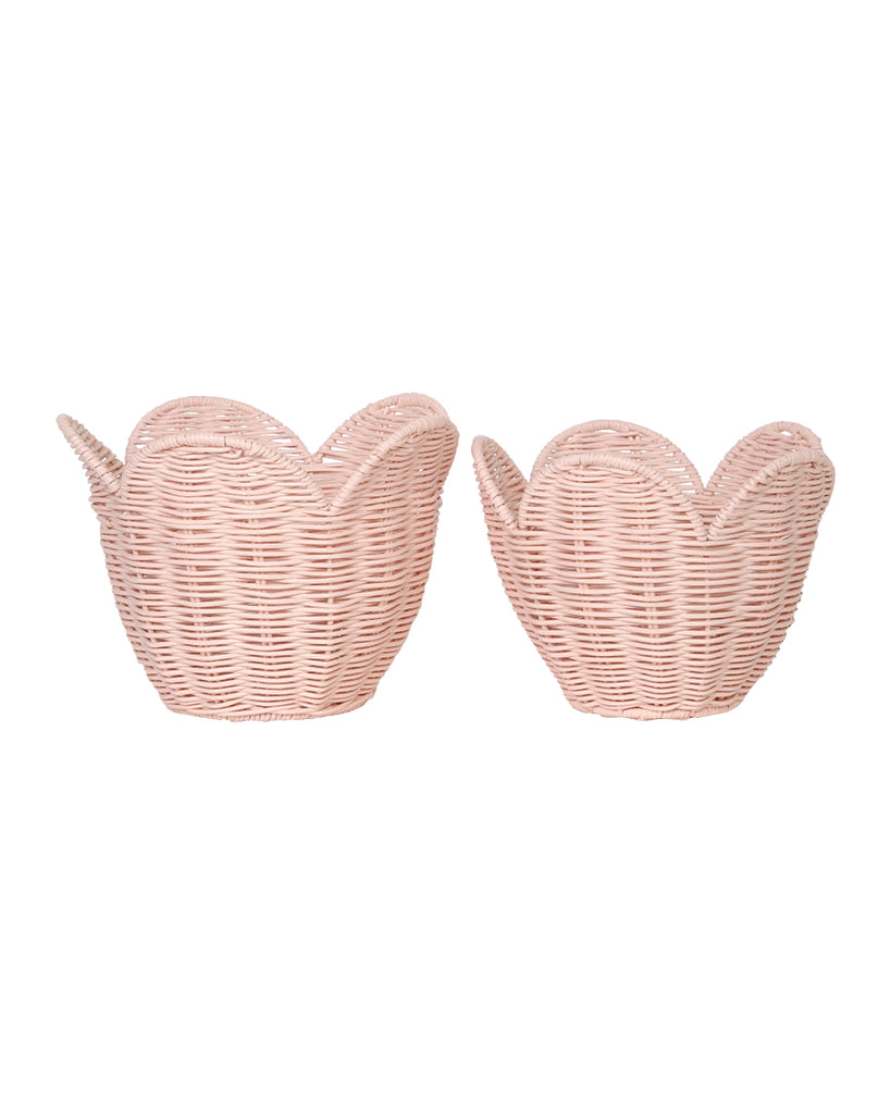 Rattan Lily Basket (2 Size Options)