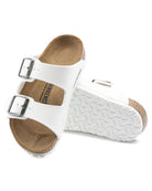 Birkenstock White Kids Arizona BF Slide Sandal