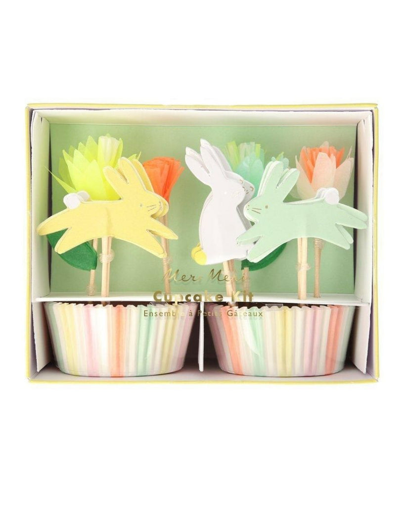 Floral Bunny Cupcake Kit
