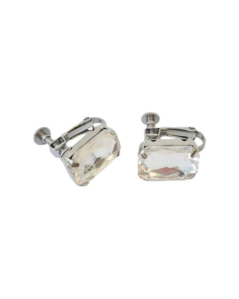 April Diamond Birthday Month rhinestone earrings by Atsuyo Et Akiko