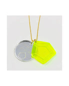 August Peridot Birthstone Necklace with Charm by Atsuyo Et Akiko