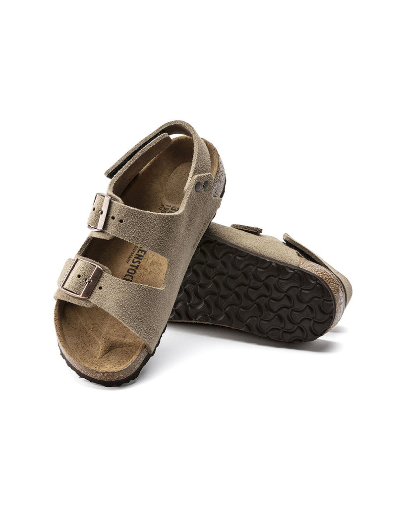 Milano Suede Leather Sandal - Taupe