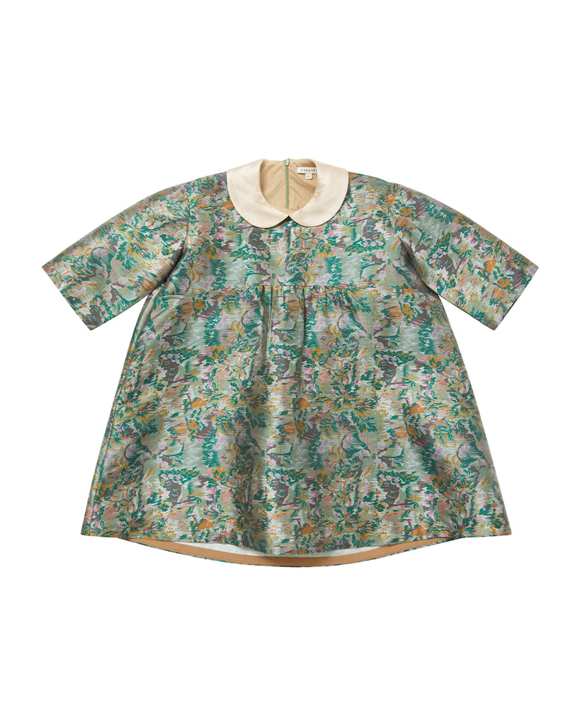 Elm Party Dress - Tapestry Floral Green
