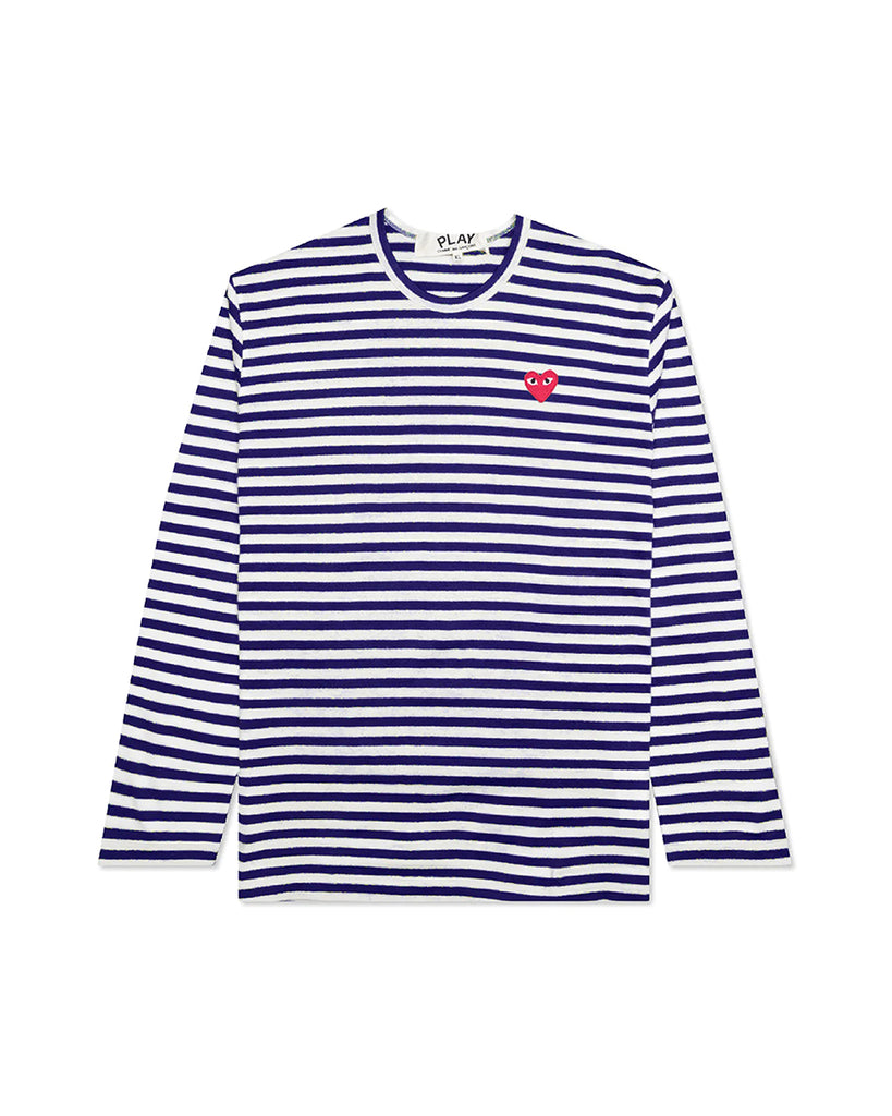 PLAY Stripe Long Sleeve Shirt - Royal