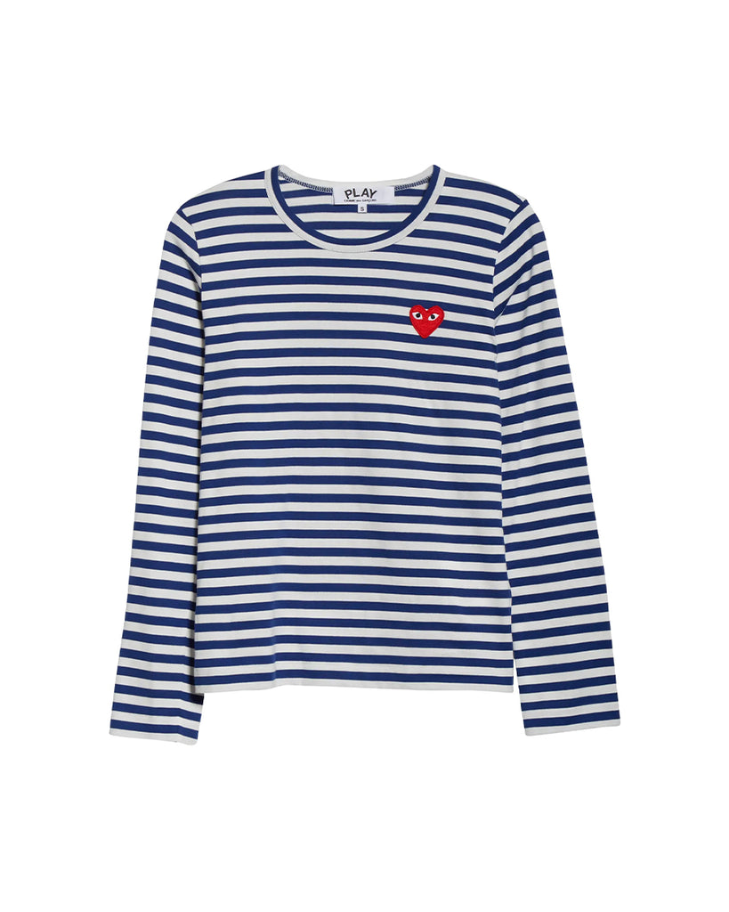 Adult PLAY Stripe Long Sleeve Shirt - Royal