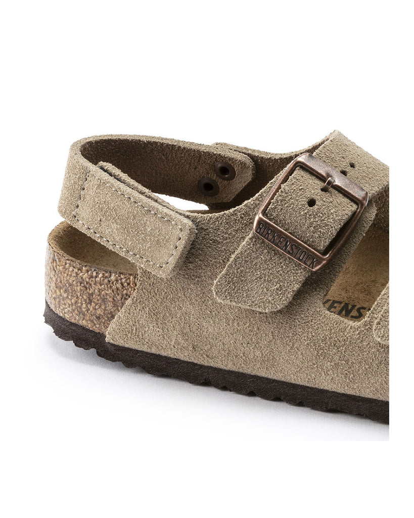 Milano Suede Leather Sandal - Taupe