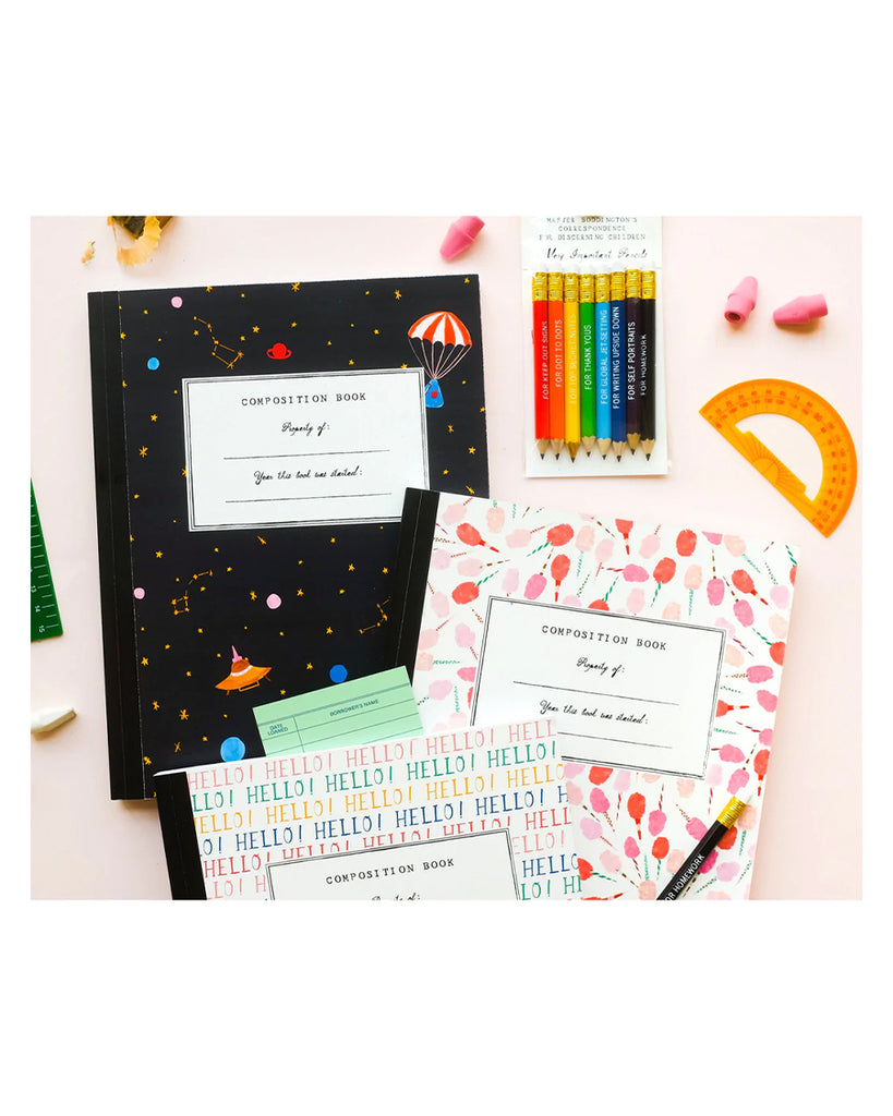 Outer Space Composition Notebook
