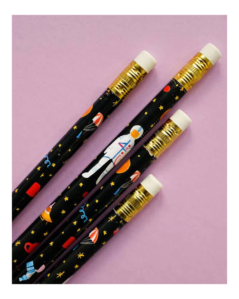 Outer Space Pencils (Set of 4)