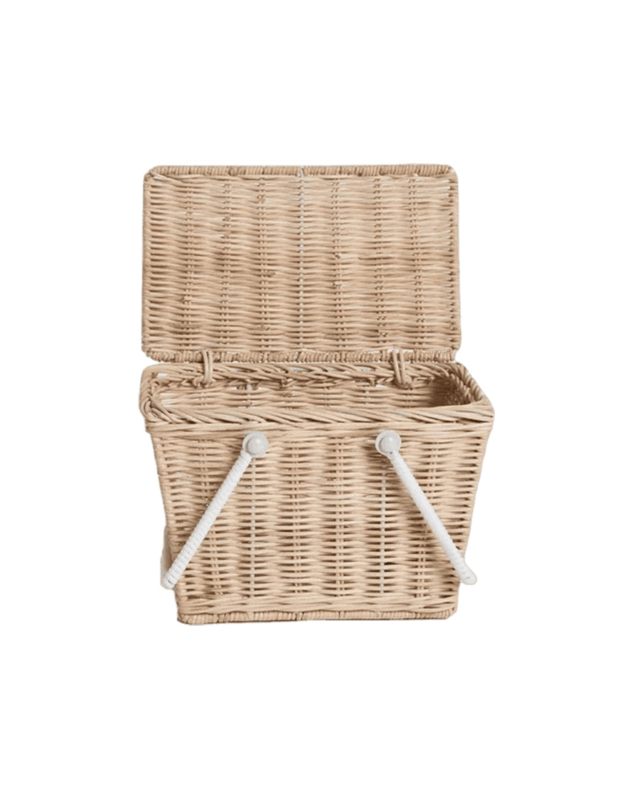 Piki Rattan Basket - Straw – English Rabbit