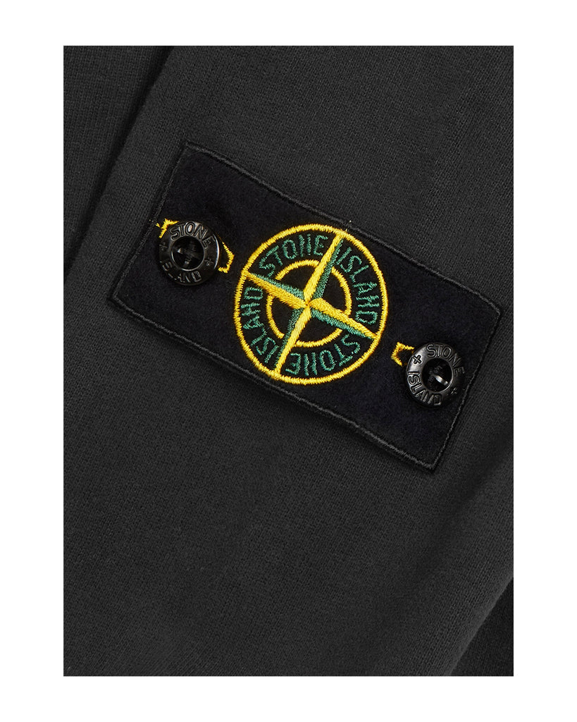 Compass Patch Crewneck Sweatshirt - Black