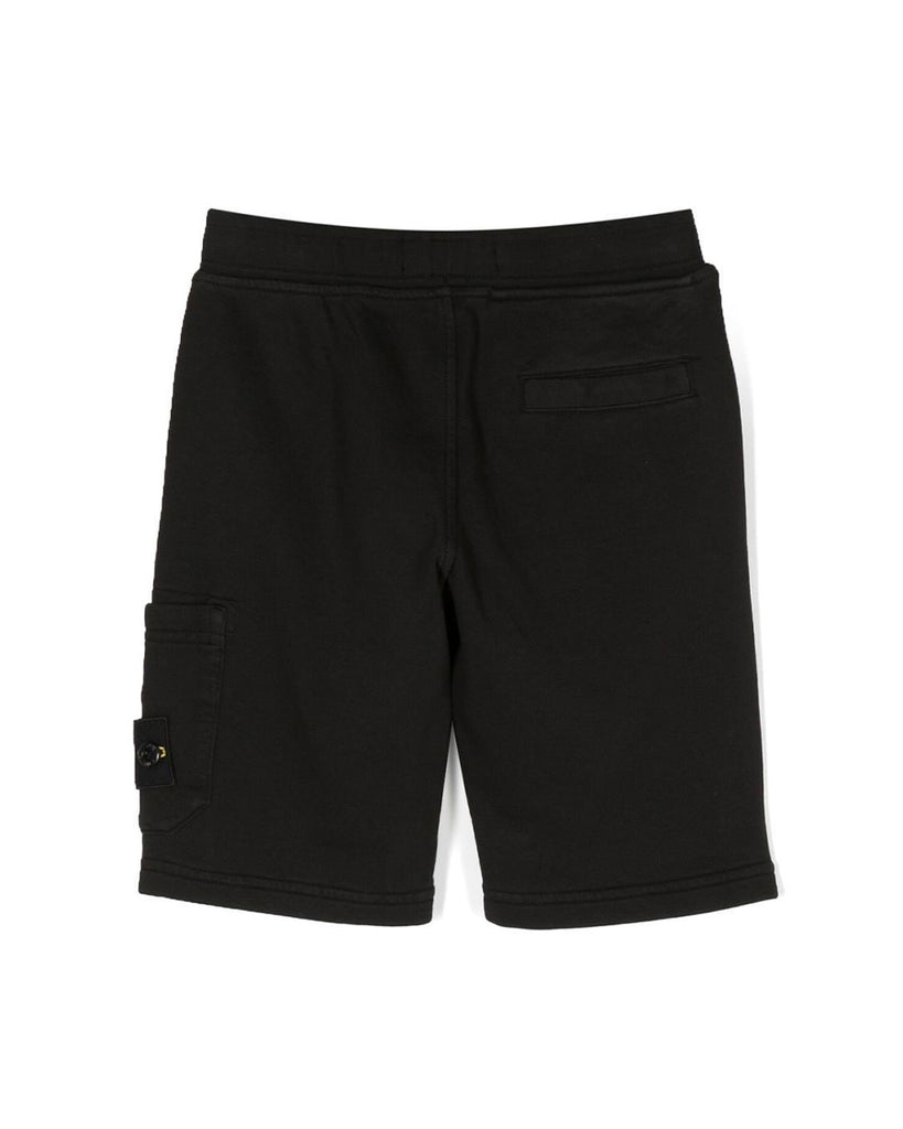 Compass Patch Track Shorts - Black