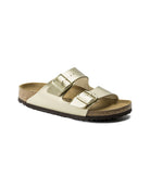 Birkenstock Electric Gold Girls Arizona Birko Flor Slde Sandal